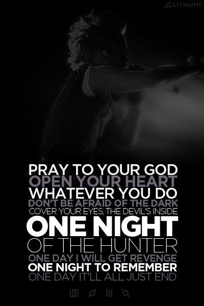 Hunter, 30 Seconds to mars