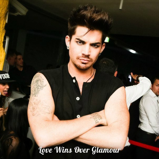 Love Wins Over Glamour, Adam Lambert