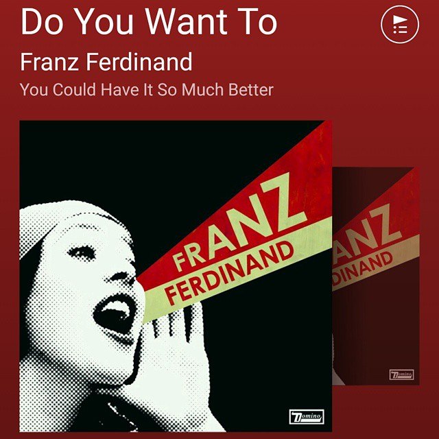 Here we are at the Transmission party  I love your friends, they're all so arty, oh yeah, FRANZ FERDINAND - Do You Want To